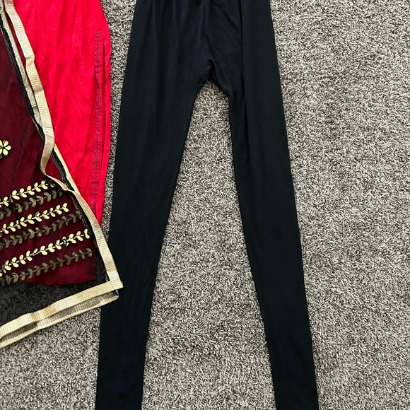 Indian 3 piece Salwar Kameez and Palazzo Suit with net dupattas. BUNDLE SET! - Picture 5 of 9